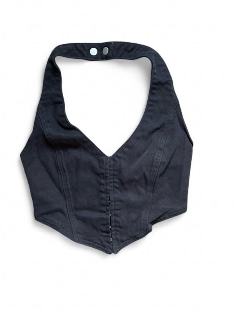 PacSun Black Halter Corset Top